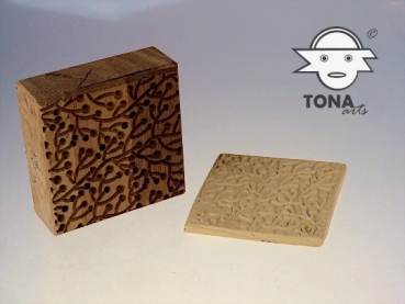 Endlosstempel aus Hartholz